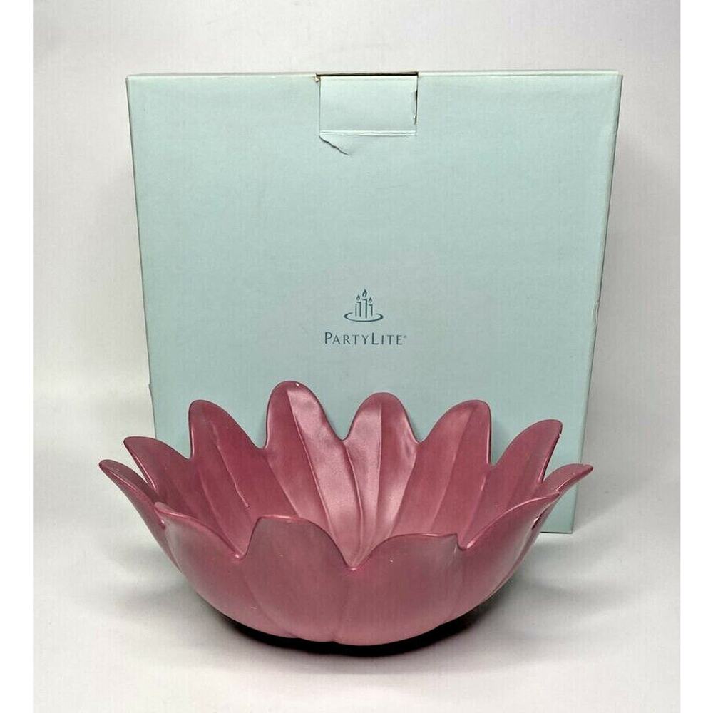 PartyLite‎ Asian Persuasion Flower Bowl Rare Retired NIB P16B/P8736